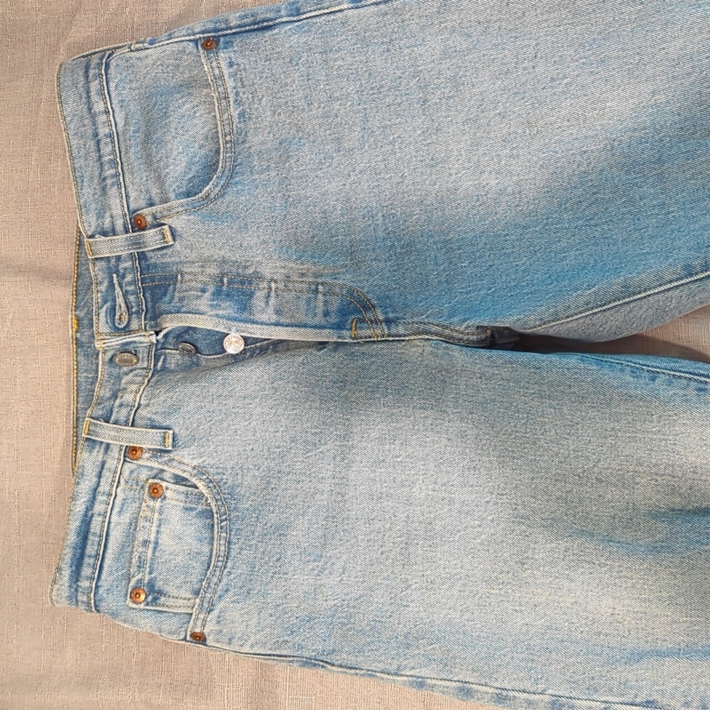 Levi's 501 Skinny Distressed Jeans